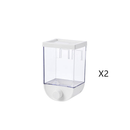 Kitchen Dry Food Storage Box with Easy Dispenser Button