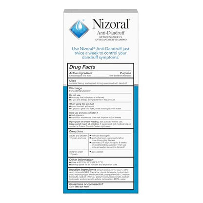 Nizoral 2-in-1 Anti Dandruff Shampoo and Conditioner, 14 Fl Oz, 1% Ketoconazole