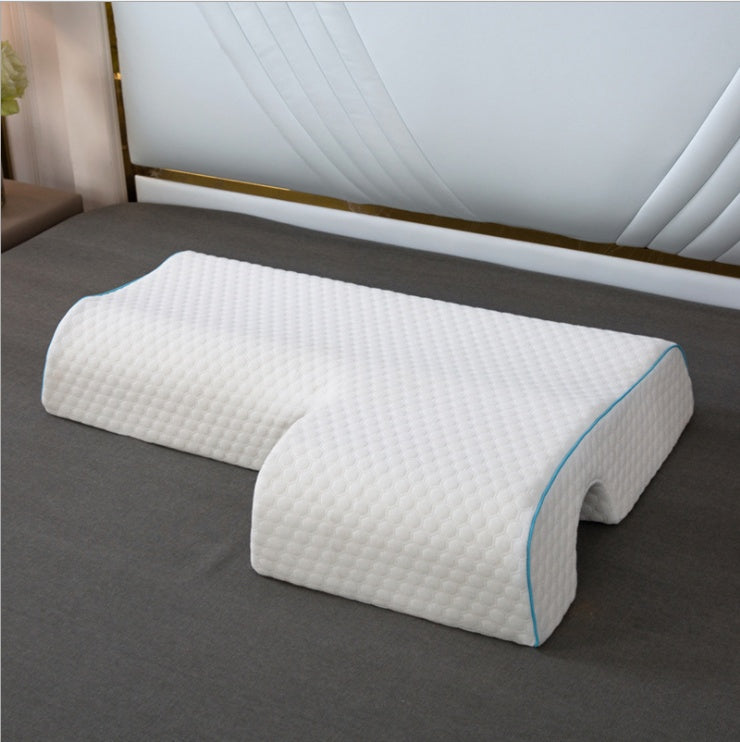 Couple Arm Tunnel Pillow – Memory Foam Cervical Neck & Cuddle Pillow | 8 Styles