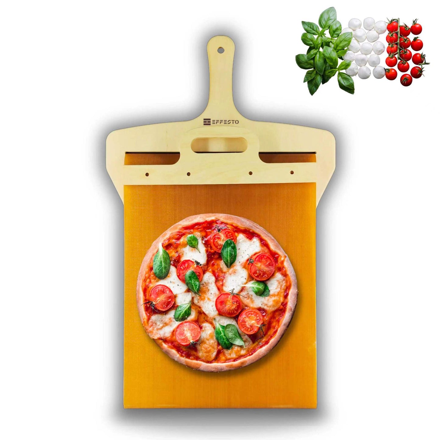 Sliding Pizza Shovel and Non-Stick Cutting Board