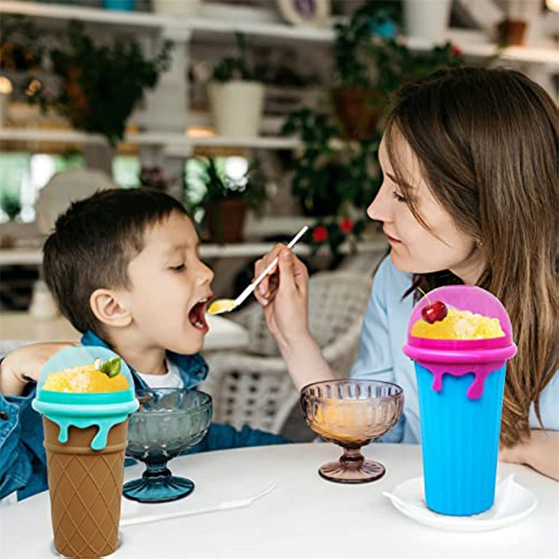 500ml Quick-Frozen Squeeze Slushy Maker Cup
