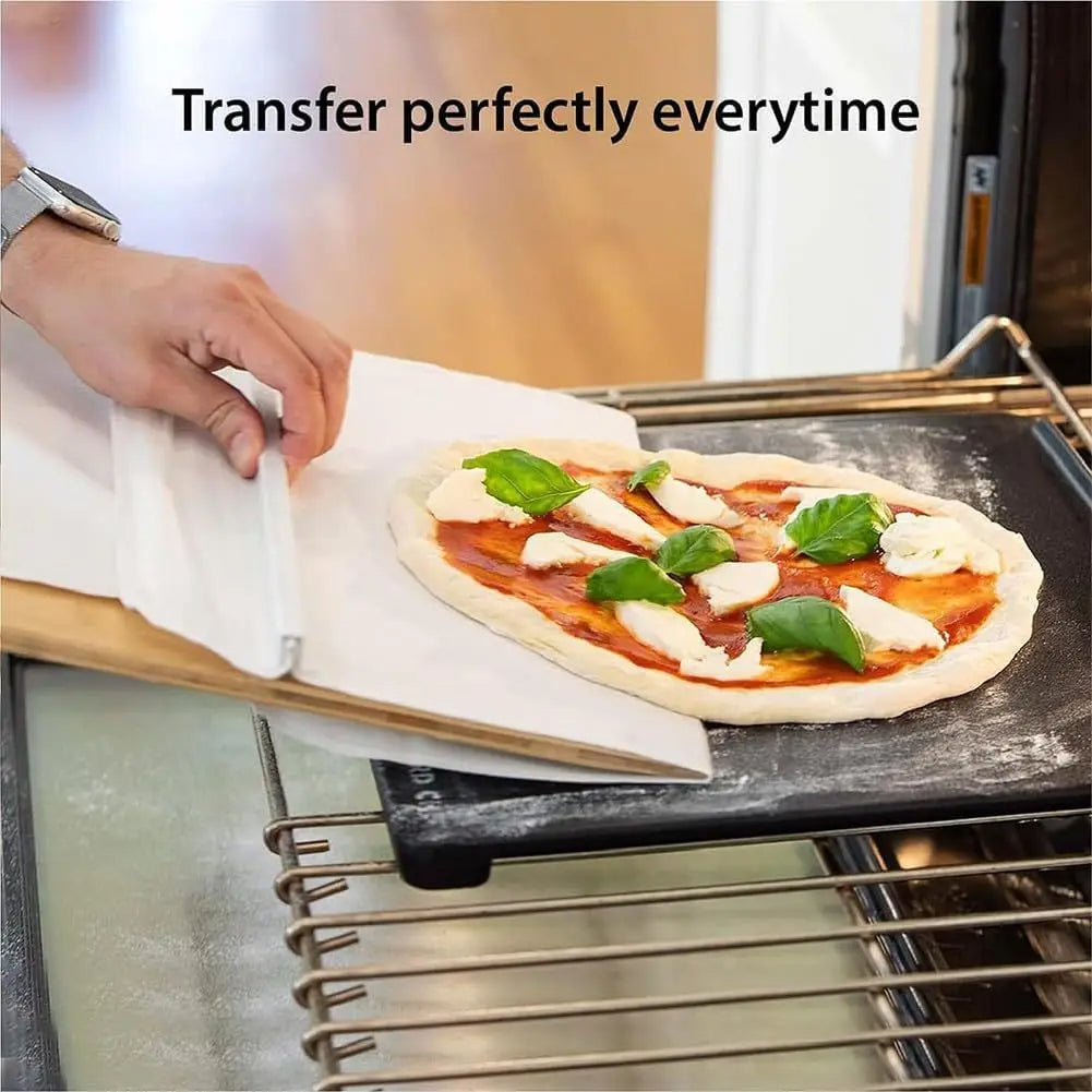 Sliding Pizza Shovel and Non-Stick Cutting Board