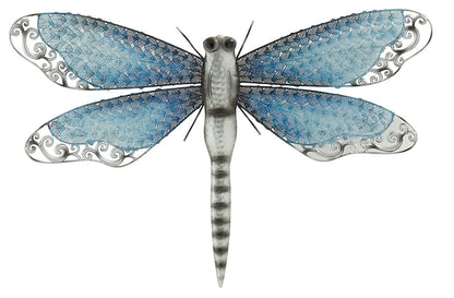 Butterfly Wall Decor with Blue Wing Scales