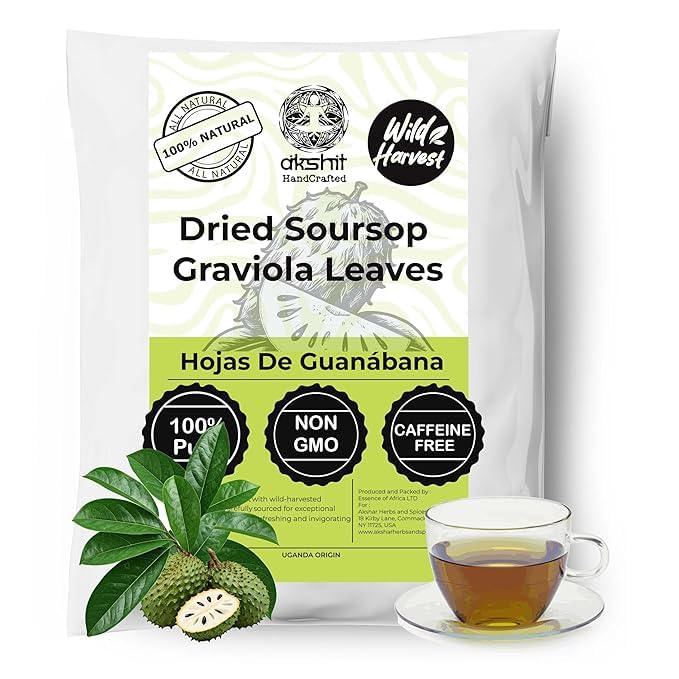 Akshit Natural Moringa Leaves, Dried From Fresh Leaves, MoringaOleifera Leaf Tea, Caffeine Free, Hojas De Moringa Secas, Non GMO. 2.6oz.