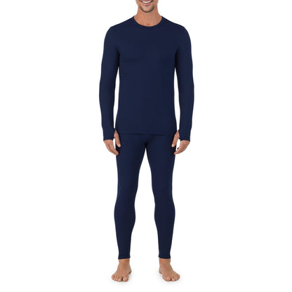 Cuddl Duds Thermal Underwear Shirt and Leggings Set for Men - Heavyweight Fleece Lined Long Johns - Winter Clothes Base Layer