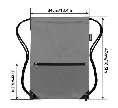 HOLYLUCK Drawstring Backpack Bag Sport Gym Sackpack