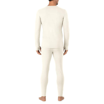 Cuddl Duds Thermal Underwear Shirt and Leggings Set for Men - Heavyweight Fleece Lined Long Johns - Winter Clothes Base Layer