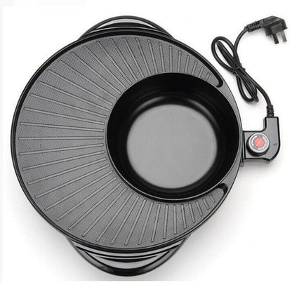 Indoor Non-Stick Electric BBQ Grill Cooking Pot