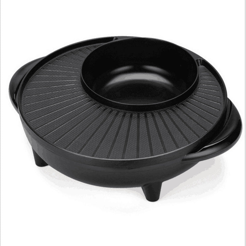 Indoor Non-Stick Electric BBQ Grill Cooking Pot