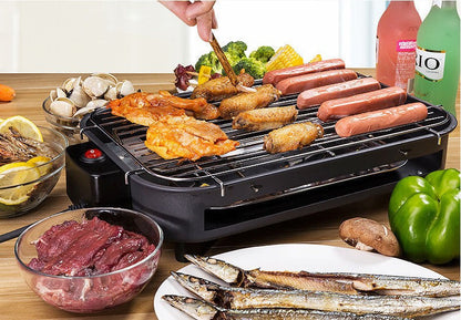 Korean Square Non-Smoking Electric BBQ Grill Pan