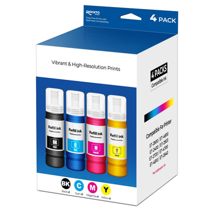 Compatible for EPT522 Ink Refill Bottles Replacement for ET-2800 ET-2400