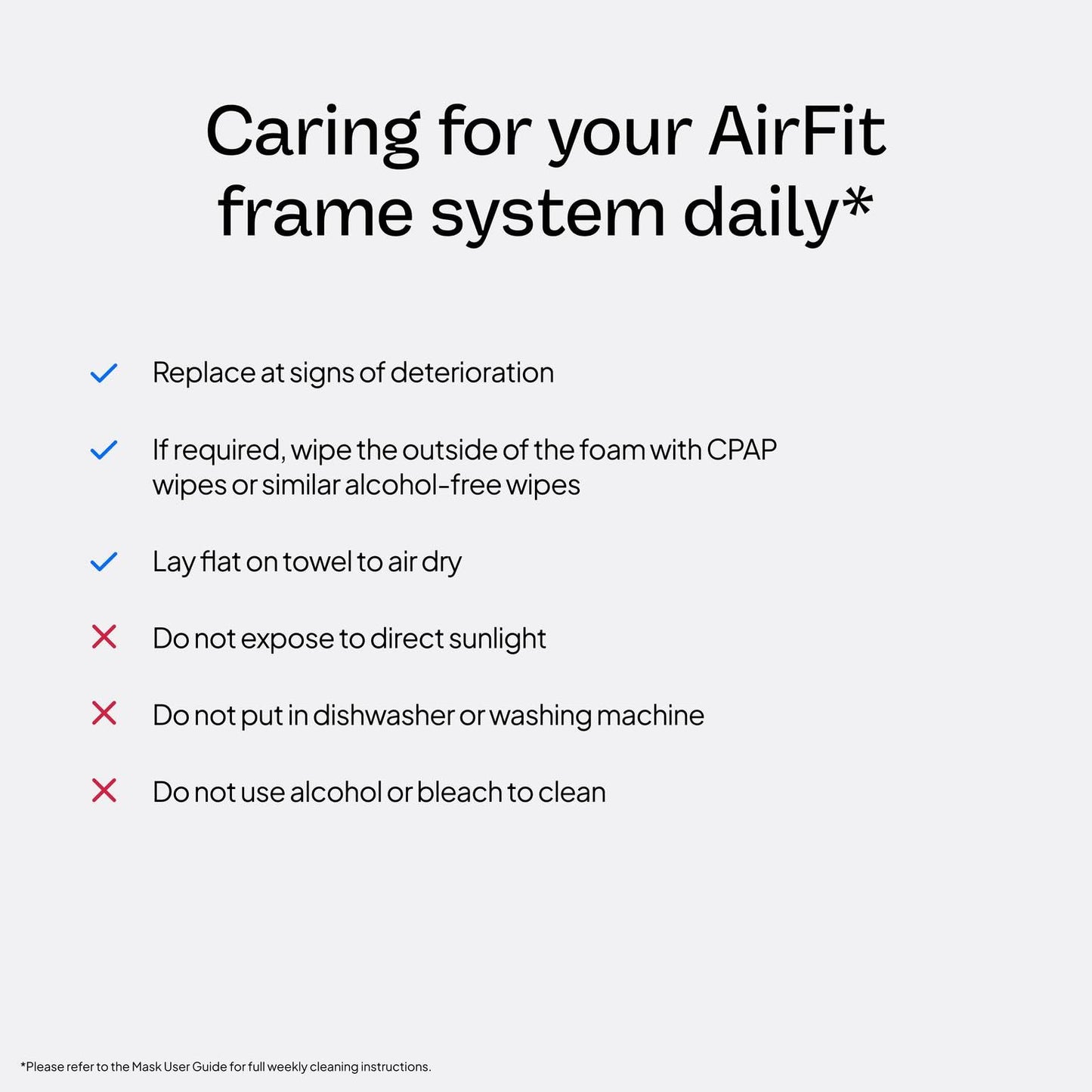 Resmed AirFit F30 Frame System - for Full-Face CPAP Mask Frame System - Replacement CPAP Accessories - Medium