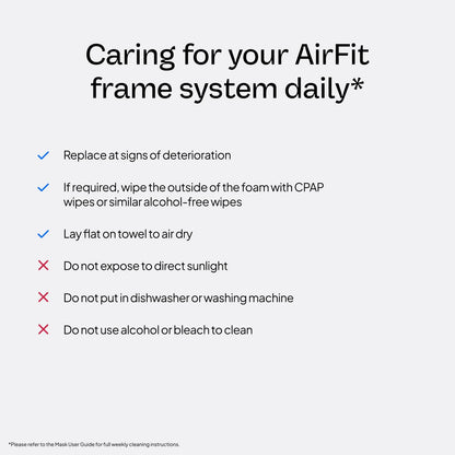 Resmed AirFit F30 Frame System - for Full-Face CPAP Mask Frame System - Replacement CPAP Accessories - Medium