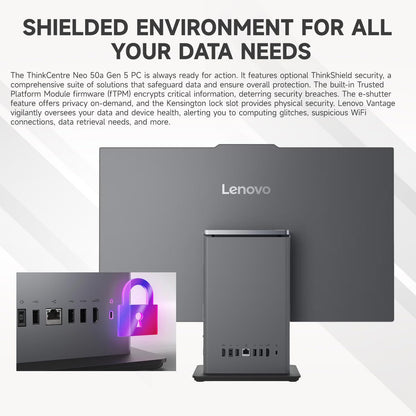 Lenovo ThinkCentre Neo 50a All-in-One Business Desktop, 27” FHD 100Hz Touchscreen, Intel Core i7-13620H, 32GB DDR5, 1TB SSD, Webcam, HDMI, Wi-Fi 6, Wired KB & M, Win 11 Pro, Adata Flash Drive Bundle