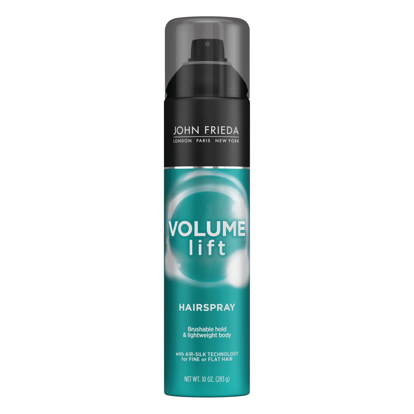 John Frieda Volume Lift Hairspray, Volumizing Hairspray with Air-Silk Technology for Fine or Flat Hair, Adds Body, Long-Lasting Hold, and Fullness for Fine, Thin Hair, 10 Oz, Pack of 2