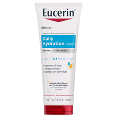 View of Eucerin Daily Hydration Broad Spectrum SPF 30 Sunscreen Body Cream for Dry Skin, Fragrance Free Sunscreen Moisturizer, 8 Oz Tube - Eucerin Daily Hydration Broad Spectrum in various colors from Sams E shop