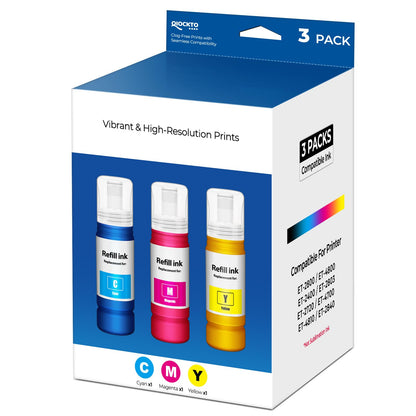 Compatible for EPT522 Ink Refill Bottles Replacement for ET-2800 ET-2400