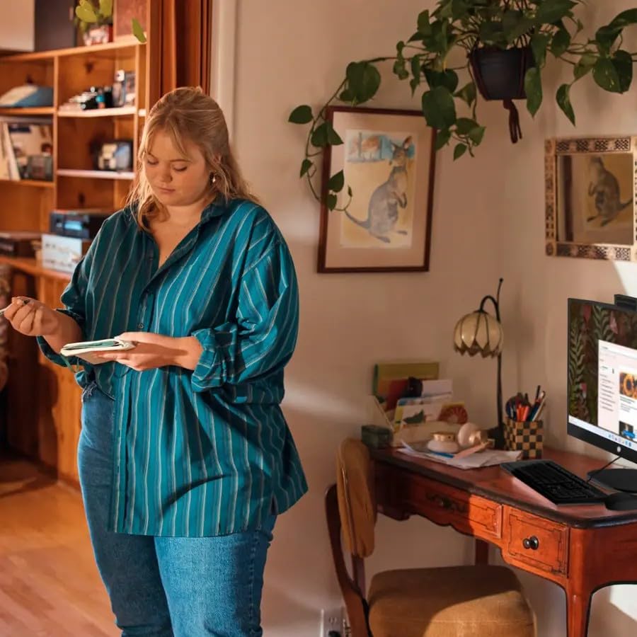 Lenovo 24 All-in-One Desktop Computer for Home Office, Intel Processor, 23.8" FHD AIO, WiFi 6, Bluetooth 5.2, RJ-45, HDMI, Keyboard & Mouse - 32GB RAM, 1TB PCIe SSD