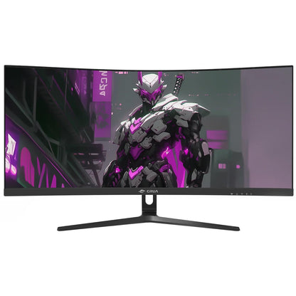 CRUA 45" Curved Gaming Monitor, 240Hz DQHD 5120×1440 UltraWide 32:9 VA Screen Computer Monitors, 120% sRGB,1500R, AMD FreeSync Compatible, Built-in Speakers, HDMI 2.1 & DP 1.4, Wall Mountable – Black
