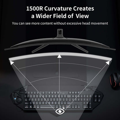 SANSUI 34 Inch 240Hz Ultrawide Curved Gaming Monitor UWQHD 3440×1440, 21:9 2K Curved Monitor 1500R,HDR400,Fast VA, PIP/PBP,AI Crosshair,AIPQ(Visual Enhance),MPRT 1ms,HDMI2.1 * 2,DP1.4 * 2