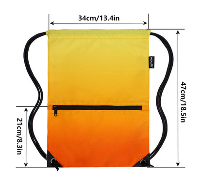HOLYLUCK Drawstring Backpack Bag Sport Gym Sackpack
