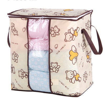 Space-Saving Quilt Bag & Clothes Divider Holder