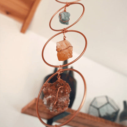 Natural Crystal Gemstone Wall Decor Art