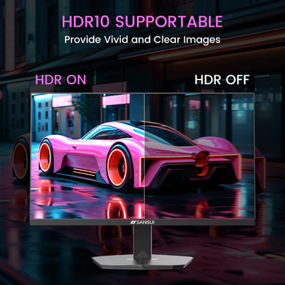 SANSUI 34 Inch 240Hz Ultrawide Curved Gaming Monitor UWQHD 3440×1440, 21:9 2K Curved Monitor 1500R,HDR400,Fast VA, PIP/PBP,AI Crosshair,AIPQ(Visual Enhance),MPRT 1ms,HDMI2.1 * 2,DP1.4 * 2
