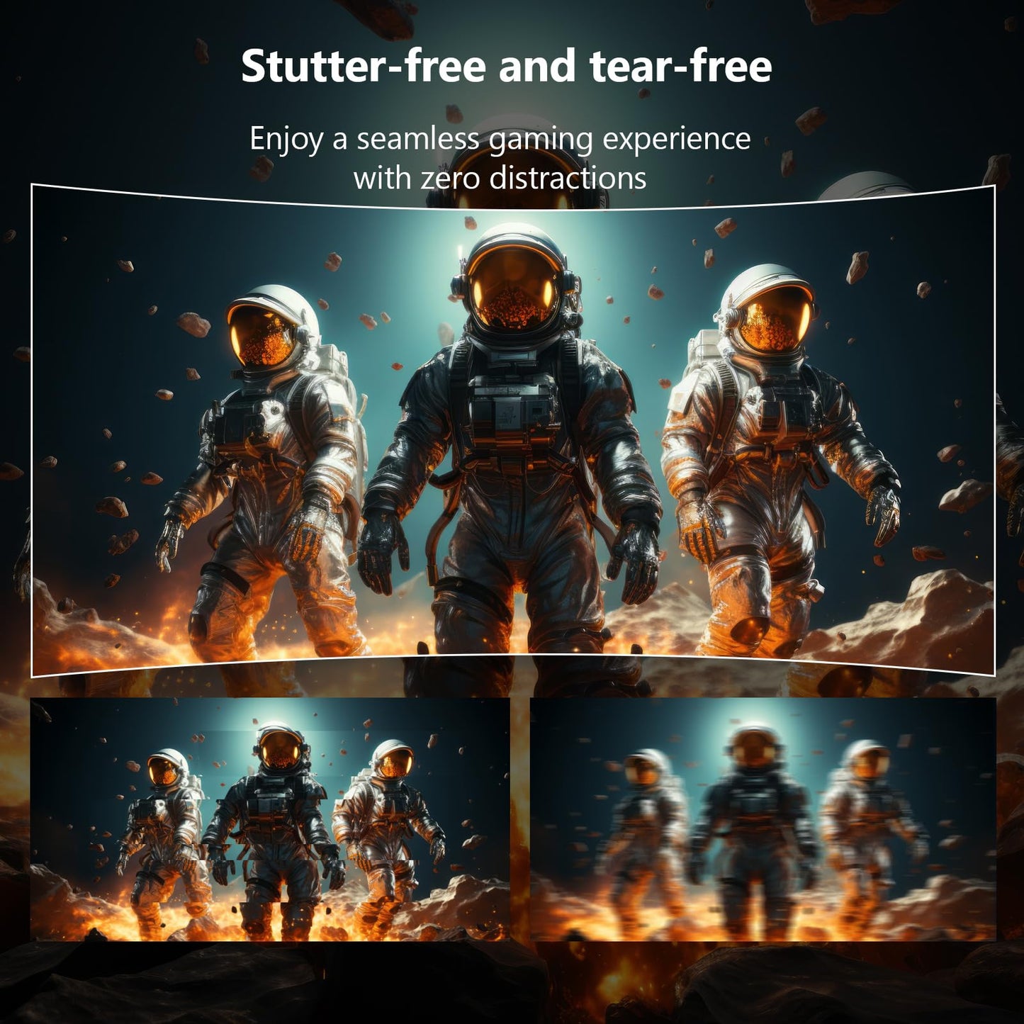 Curved Gaming Monitor Z-Edge 34", WQHD 1440P 240Hz 165Hz Computer Monitor, MPRT 1ms, 21:9 Aspect Ratio, 1500R，16.7M Colors, 4000:1 Contrast, AG34P Edgeless, Height Adjustable 2X DP and 2X HDMI