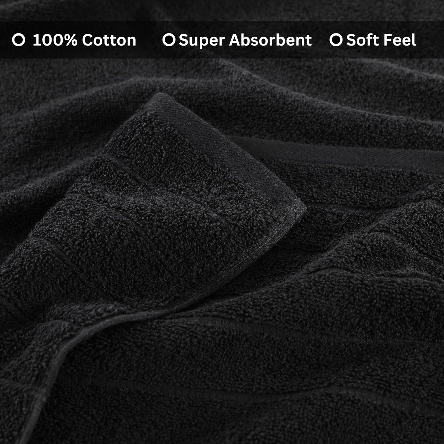 Casa Platino 100% Cotton 2 Pack Bath Towels (30"x60") - Ring Spun Cotton - Large Towels for Bathroom - Quick Drying, Highly Soft & Absorbent Shower Towel Set - Hotel & Spa Quality - White Towel Set