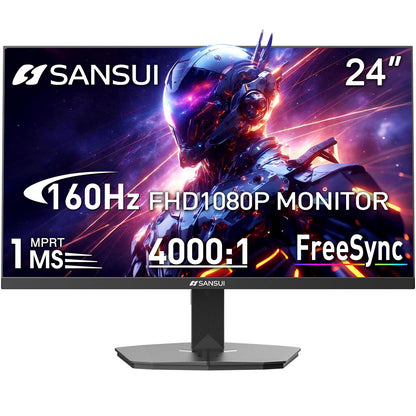 SANSUI 34 Inch 240Hz Ultrawide Curved Gaming Monitor UWQHD 3440×1440, 21:9 2K Curved Monitor 1500R,HDR400,Fast VA, PIP/PBP,AI Crosshair,AIPQ(Visual Enhance),MPRT 1ms,HDMI2.1 * 2,DP1.4 * 2