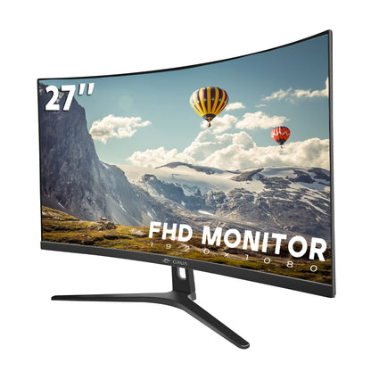CRUA 45" Curved Gaming Monitor, 240Hz DQHD 5120×1440 UltraWide 32:9 VA Screen Computer Monitors, 120% sRGB,1500R, AMD FreeSync Compatible, Built-in Speakers, HDMI 2.1 & DP 1.4, Wall Mountable – Black