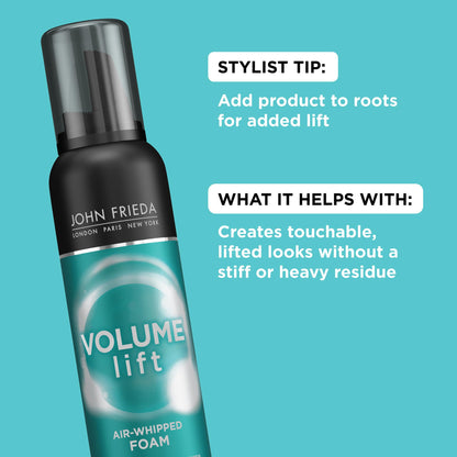 John Frieda Volume Lift Hairspray, Volumizing Hairspray with Air-Silk Technology for Fine or Flat Hair, Adds Body, Long-Lasting Hold, and Fullness for Fine, Thin Hair, 10 Oz, Pack of 2