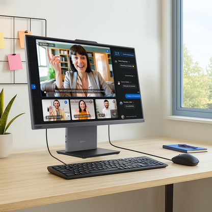 Lenovo ThinkCentre Neo 50a All-in-One Business Desktop, 27” FHD 100Hz Touchscreen, Intel Core i7-13620H, 32GB DDR5, 1TB SSD, Webcam, HDMI, Wi-Fi 6, Wired KB & M, Win 11 Pro, Adata Flash Drive Bundle
