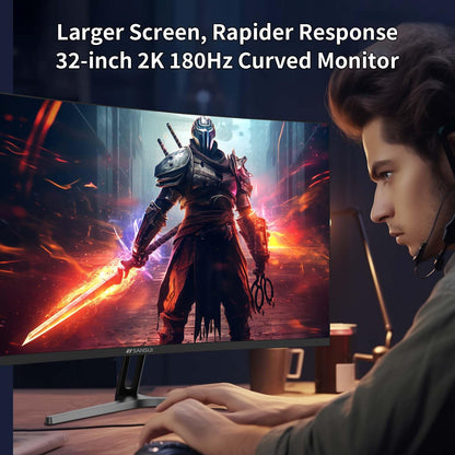 SANSUI 34 Inch 240Hz Ultrawide Curved Gaming Monitor UWQHD 3440×1440, 21:9 2K Curved Monitor 1500R,HDR400,Fast VA, PIP/PBP,AI Crosshair,AIPQ(Visual Enhance),MPRT 1ms,HDMI2.1 * 2,DP1.4 * 2