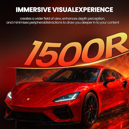 CRUA 45" Curved Gaming Monitor, 240Hz DQHD 5120×1440 UltraWide 32:9 VA Screen Computer Monitors, 120% sRGB,1500R, AMD FreeSync Compatible, Built-in Speakers, HDMI 2.1 & DP 1.4, Wall Mountable – Black