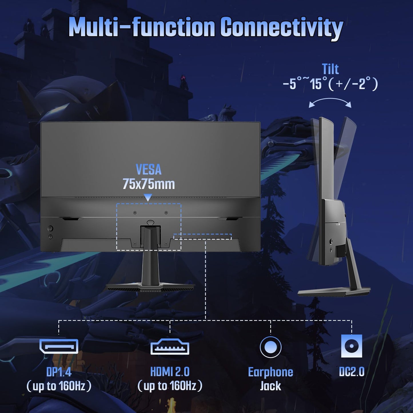 SANSUI 34 Inch 240Hz Ultrawide Curved Gaming Monitor UWQHD 3440×1440, 21:9 2K Curved Monitor 1500R,HDR400,Fast VA, PIP/PBP,AI Crosshair,AIPQ(Visual Enhance),MPRT 1ms,HDMI2.1 * 2,DP1.4 * 2