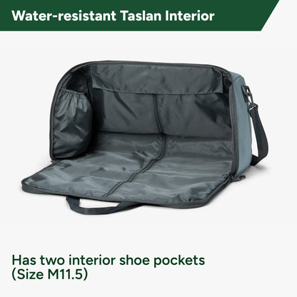 Halfday Convertible 2-in-1 Garment Duffel Weekender Bag 45L | Wrinkle-Free Travel, Hanging Suit Compartment, Shoe Pockets, Trolley Sleeve. Durable & Water-Resistant Carry-On, Hunter