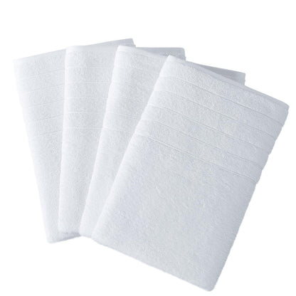 Casa Platino 100% Cotton 2 Pack Bath Towels (30"x60") - Ring Spun Cotton - Large Towels for Bathroom - Quick Drying, Highly Soft & Absorbent Shower Towel Set - Hotel & Spa Quality - White Towel Set