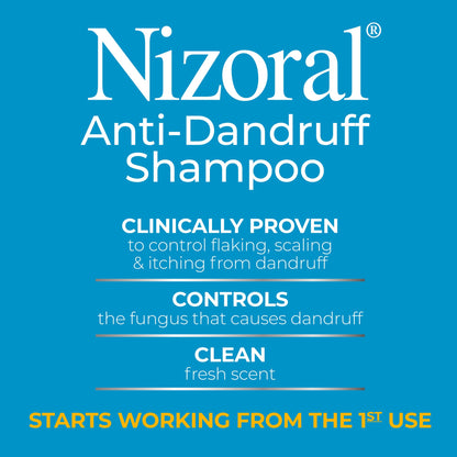 Nizoral 2-in-1 Anti Dandruff Shampoo and Conditioner, 14 Fl Oz, 1% Ketoconazole