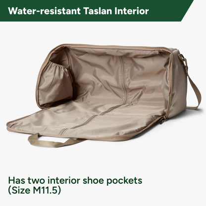 Halfday Convertible 2-in-1 Garment Duffel Weekender Bag 45L | Wrinkle-Free Travel, Hanging Suit Compartment, Shoe Pockets, Trolley Sleeve. Durable & Water-Resistant Carry-On, Hunter