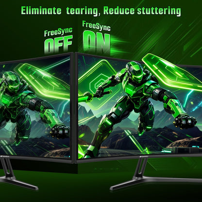 SANSUI 27 Inch Curved 240Hz Gaming Monitor FHD 1080P, 1500R Curve Computer Monitor, 130% sRGB, 4000:1 Contrast, HDR, FreeSync, MPRT 1Ms, Low Blue Light, HDMI DP Ports, Metal Stand, DP Cable Incl.