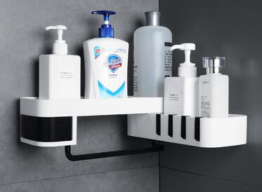 Space-Saving Bathroom Corner Organizer