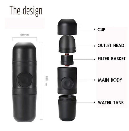 Condensed Portable Mini Espresso Coffee Machine