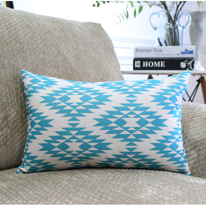 Modern Abstract Geometric Cushion Cover – Blended Fabric Decorative Pillow Case | 45x45cm & 30x50cm | 13 Designs