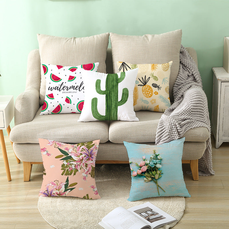 Tropical Home Decor Throw Pillow Case