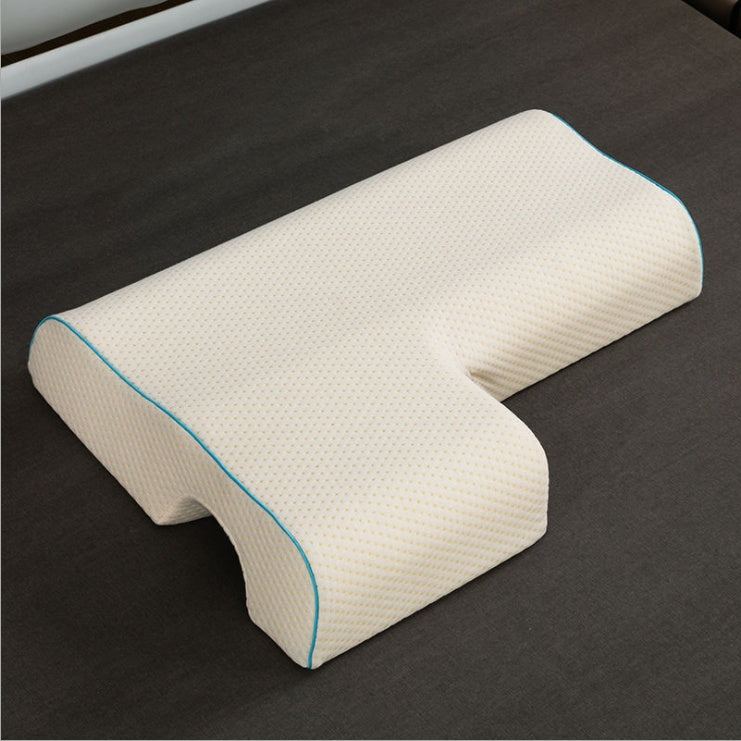 Couple Arm Tunnel Pillow – Memory Foam Cervical Neck & Cuddle Pillow | 8 Styles
