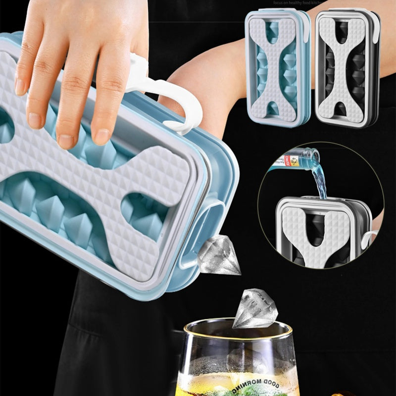 Creative Ice Ball Diamond Curling Ice Maker Kitchen Gadget