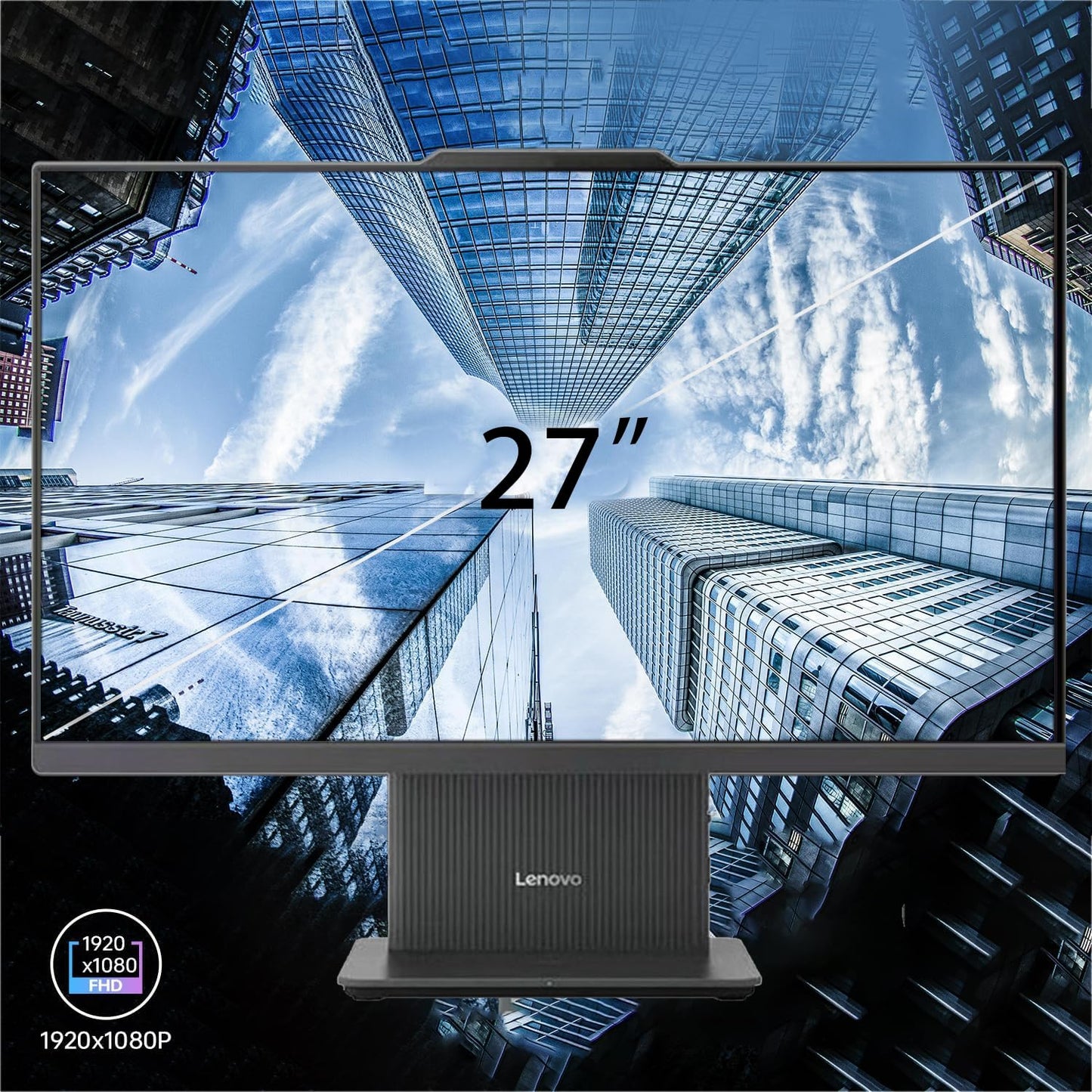 Lenovo IdeaCentre I Gen 9 27" Business All-in-One Desktop, 27" FHD 100Hz Touchscreen, Intel Core i7-13620H, 32GB DDR5 RAM, 1TB SSD, Wi-Fi 6, Windows 11 Pro, Grey + with A-Data 512 External SSD Bundle