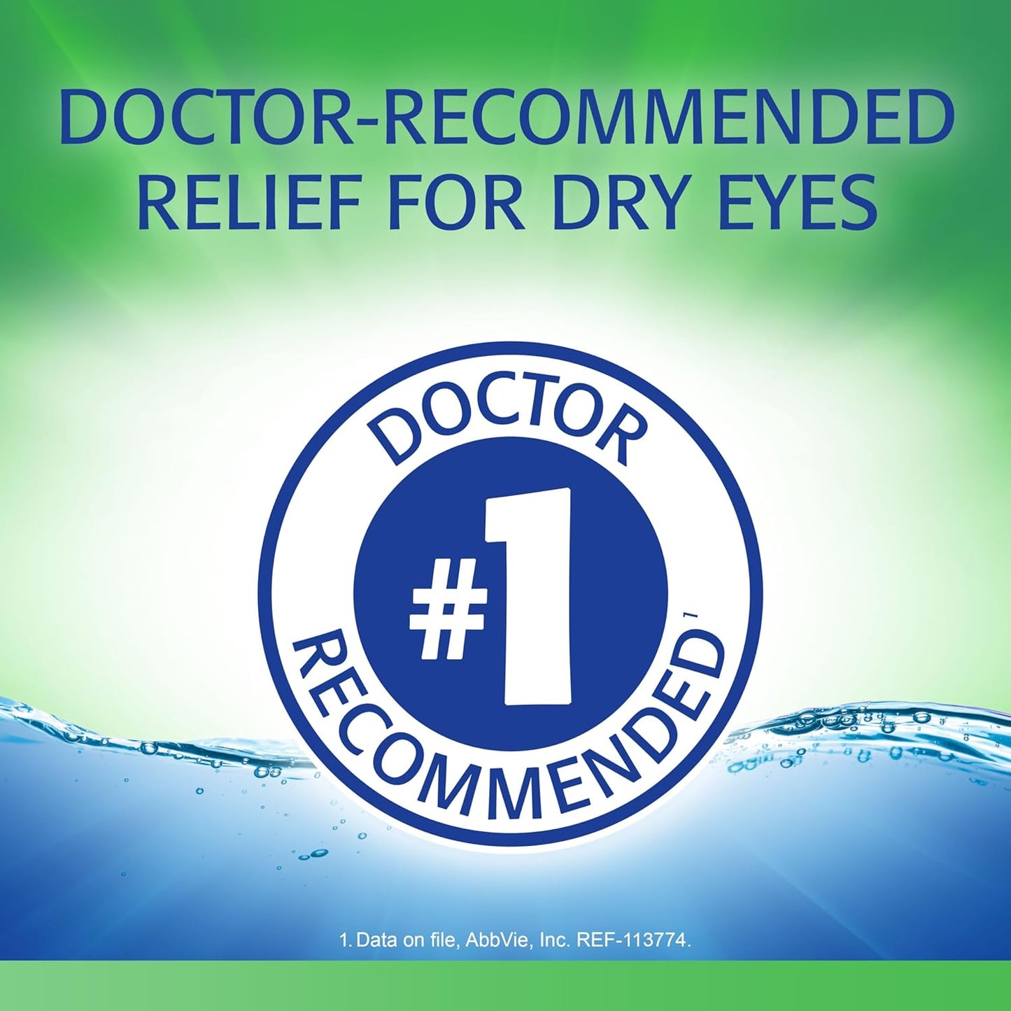 Refresh Tears, Lubricant Eye Drops, 2 Bottles .5 fl oz (15 ml)